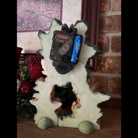 Rare Vintage 1976 Swiss Tea Pot Teddy Bear Cherub Clock‼️FINAL SALE - Picture 8 of 8